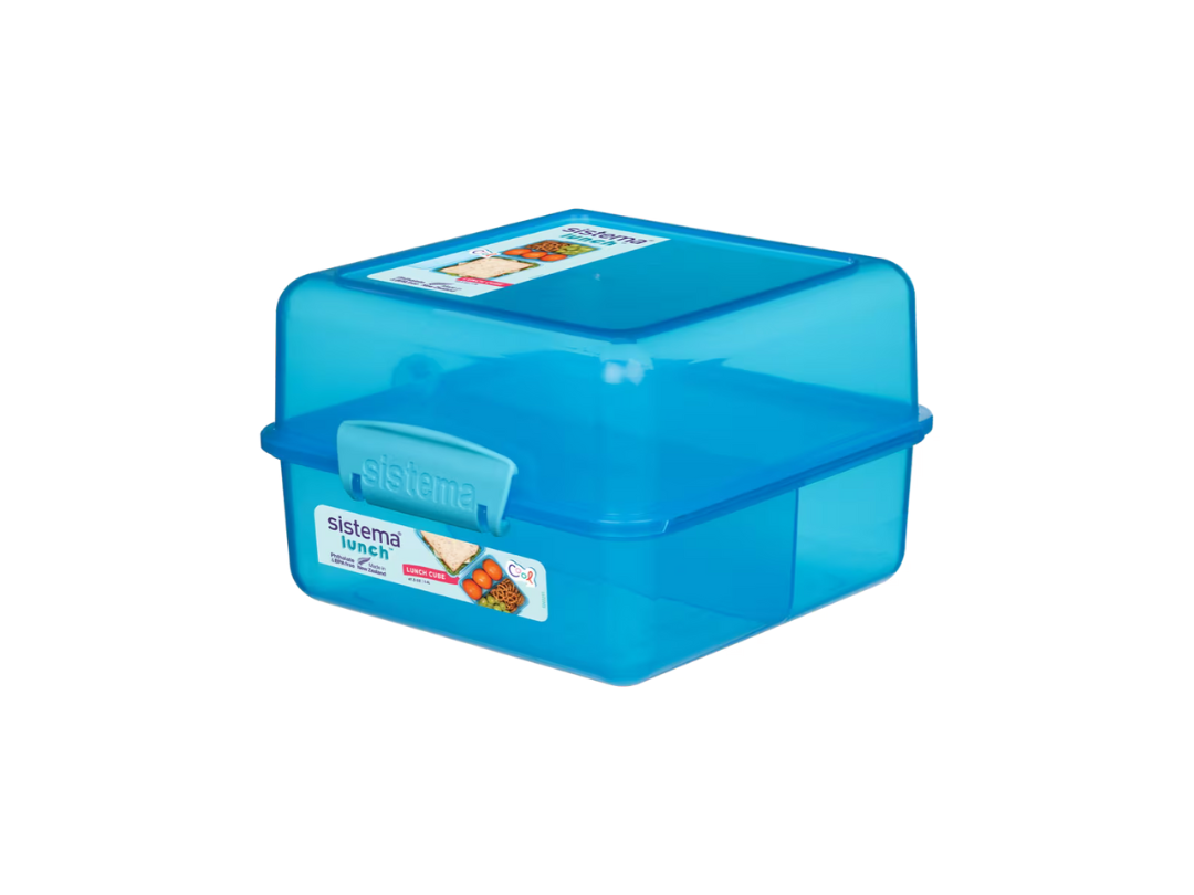 Buy Sistema 1.4L Lunch Cube – 2-Level Lunch Box | in Qatar Buy Sistema 1.4L Lunch Cube – 2-Level Lunch Box | in Qatar